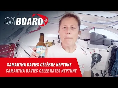 Samantha Davies célèbre Neptune | Vendée Globe 2024