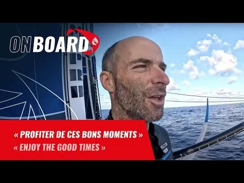 Nicolas Lunven : "Profiter de ces bons moments de navigation" | Vendée Globe 2024