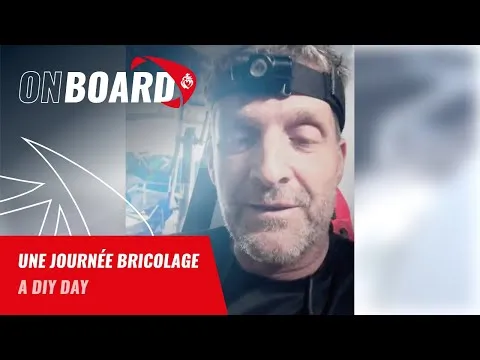 Bricolage à bord du bateau d'Eric Bellion | Vendée Globe 2024