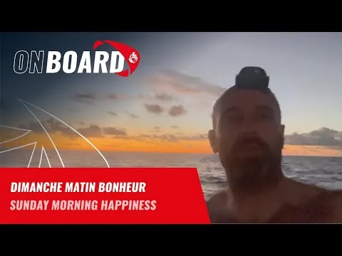 Dimanche matin bonheur pour Sébastien Marsset | Vendée Globe 2024