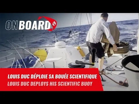 Louis Duc déploie sa bouée scientifique | Vendée Globe 2024