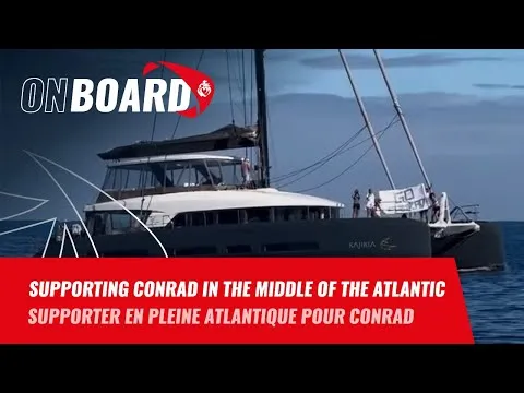 Supporter en pleine Atlantique pour Conrad | Vendée Globe 2024