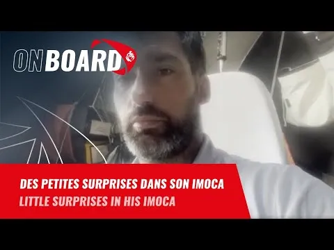 Louis Duc découvre des petites surprises dans son IMOCA | Vendée Globe 2024