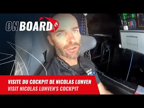 Visite du cockpit de Nicolas Lunven | Vendée Globe 2024