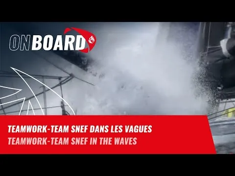 L'IMOCA TeamWork-Team Snef dans les vagues | Vendée Globe 2024