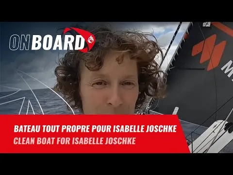 Bateau tout propre pour Isabelle Joschke | Vendée Globe 2024