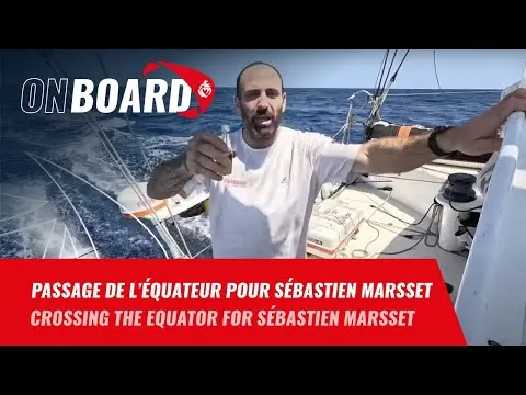 Passage de l'équateur pour Sébastien Marsset | Vendée Globe 2024