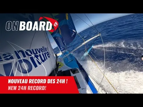 Record des 24h battu pour Sébastien Simon | Vendée Globe 2024