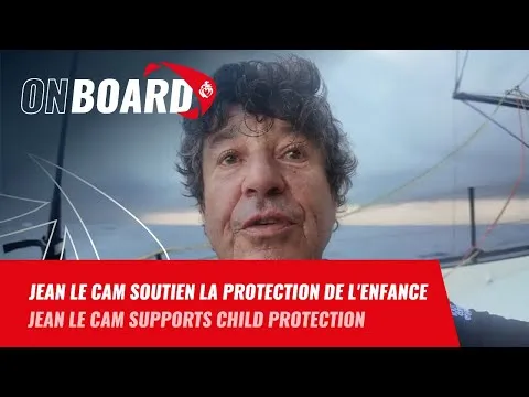 Jean Le Cam soutien la protection de l'enfance | Vendée Globe 2024