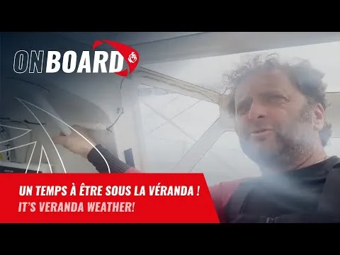 Un temps à être sous la véranda pour Arnaud Boissières | Vendée Globe 2024