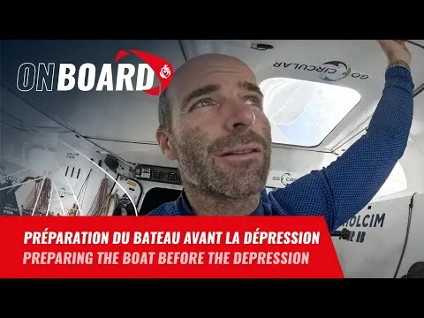 Nicolas Lunven : Préparation du bateau avant la dépression | Vendée Globe 2024