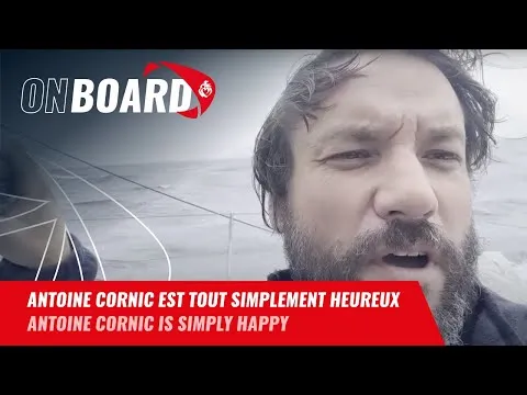 Antoine Cornic est tout simplement heureux | Vendée Globe 2024