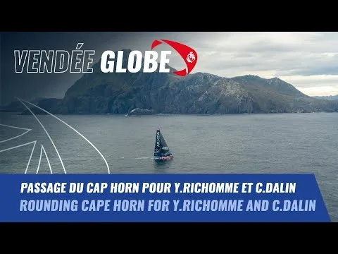 Passage du cap Horn pour Y.Richomme et C.Dalin | Vendée Globe 2024