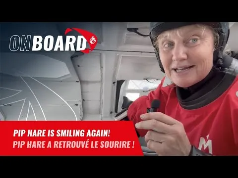 Pip Hare is smiling again! | Vendée Globe 2024