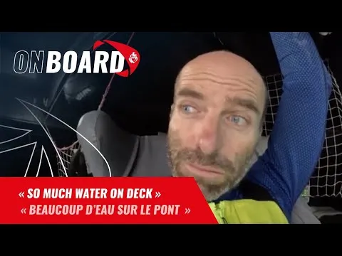 "So much water on deck" Nicolas Lunven | Vendée Globe 2024