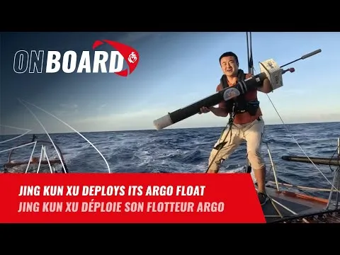 Jing Kun Xu deploys its ARGO float | Vendée Globe 2024