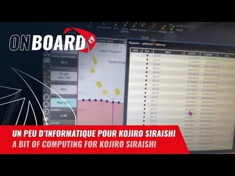 Un peu d'informatique pour Kojiro Siraishi | Vendée Globe 2024