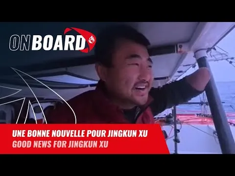 Une bonne nouvelle pour Jingkun Xu | Vendée Globe 2024