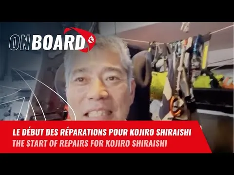 Le début des réparations pour Kojiro Shiraishi | Vendée Globe 2024