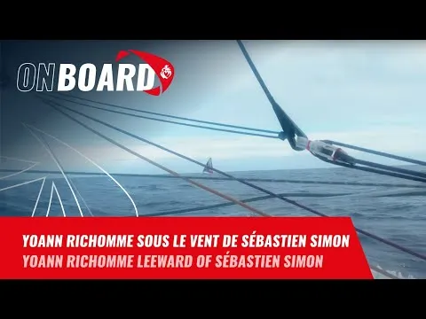 Yoann Richomme sous le vent de Sébastien Simon | Vendée Globe 2024