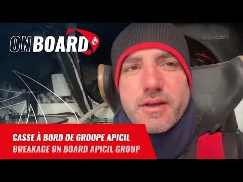 Casse à bord de Groupe APICIL | Vendée Globe 2024