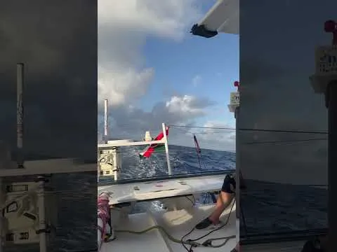 Argo sensor from Szabi in water | Vendée Globe 2024