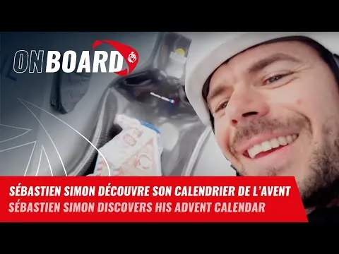 Sébastien Simon découvre son calendrier de l'avent | Vendée Globe 2024