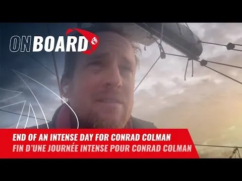 End of an intense day for Conrad Colman | Vendée Globe 2024