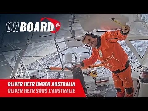 Oliver Heer under Australia | Vendée Globe 2024