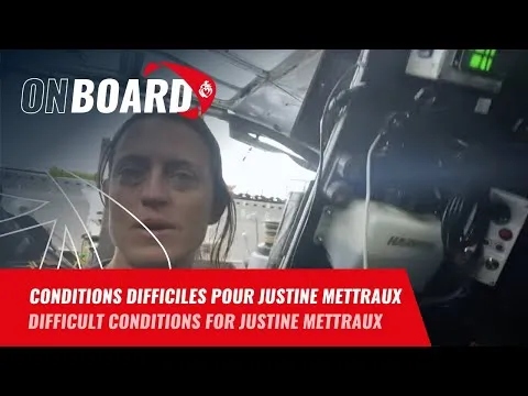 Conditions difficiles pour Justine Mettraux | Vendée Globe 2024