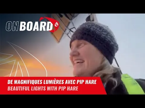 Beautiful lights with Pip Hare | Vendée Globe 2024