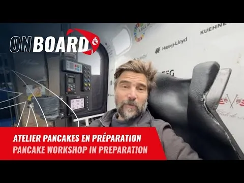 Atelier pancakes en préparation pour Boris Herrmann | Vendée Globe 2024