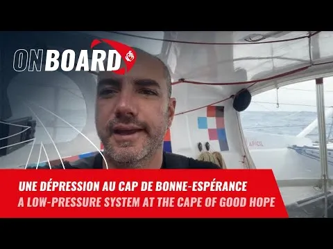 Une dépression au Cap de Bonne-Espérance pour Damien Seguin | Vendée Globe 2024