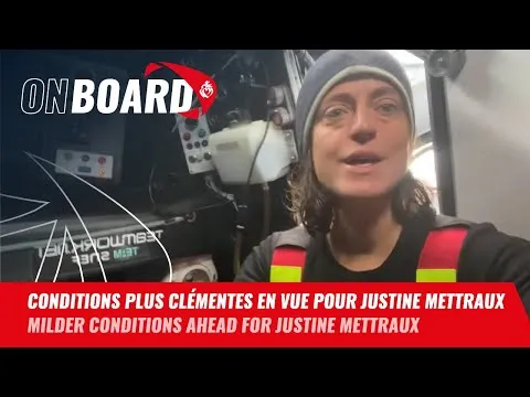 Conditions plus clémentes en vue pour Justine Mettraux | Vendée Globe 2024