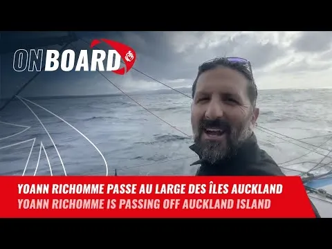 Yoann Richomme passe au large des îles Auckland | Vendée Globe 2024