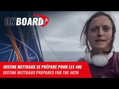 Justine Mettraux se prépare pour les 40e | Vendée Globe 2024