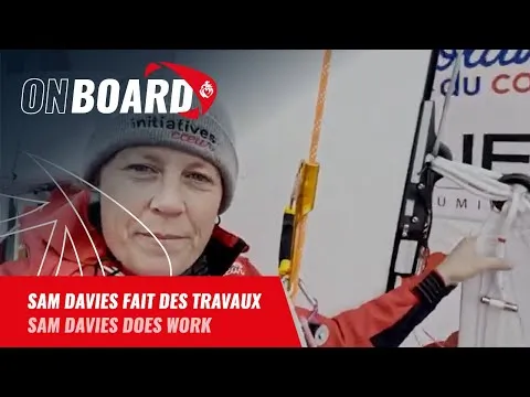 Sam Davies fait des travaux | Vendée Globe 2024