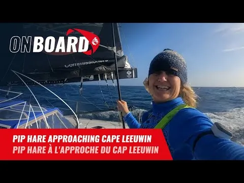 Pip Hare approaching Cape Leeuwin | Vendée Globe 2024