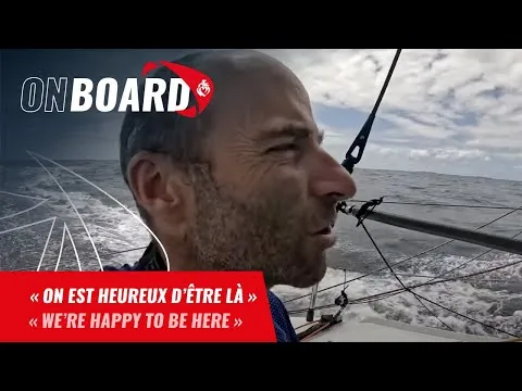 Nicolas Lunven : "On est heureux d'être là" | Vendée Globe 2024