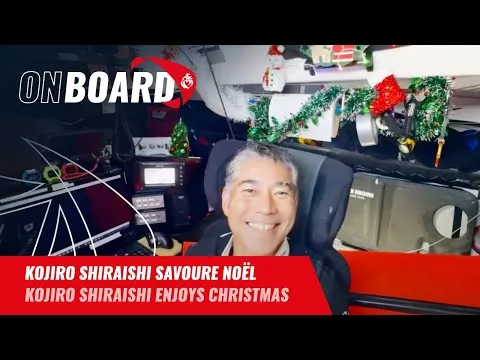 Kojiro Shiraishi savoure Noël | Vendée Globe 2024