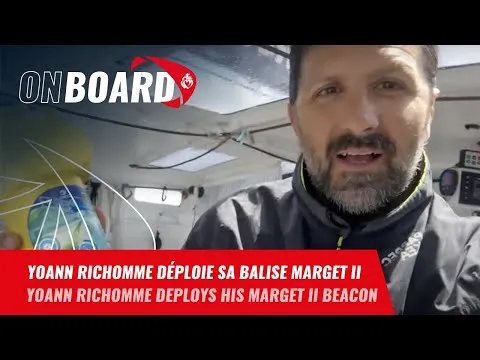 Yoann Richomme déploie sa balise Marget II | Vendée Globe 2024