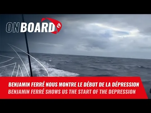 Benjamin Ferré nous montre le début de la dépression | Vendée Globe 2024