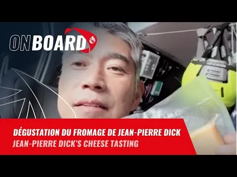 Dégustation du fromage de Jean-Pierre Dick | Vendée Globe 2024