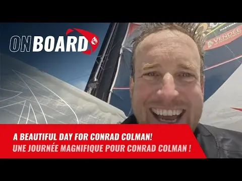 A beautiful day for Conrad Colman! | Vendée Globe 2024