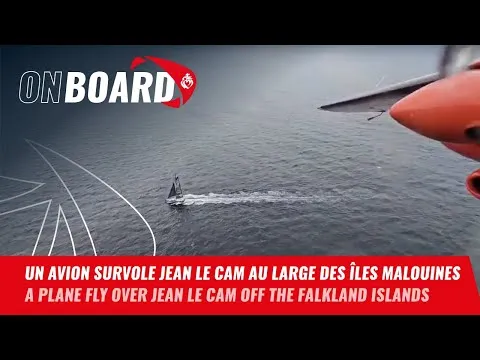 Un avion survole Jean Le Cam au large des îles Malouines | Vendée Globe 2024