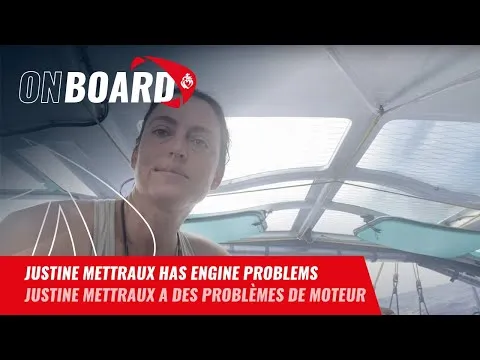 Justine Mettraux has engine problems | Vendée Globe 2024