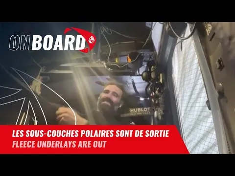 Les sous-couches polaires sont de sortie pour Alan Roura | Vendée Globe 2024