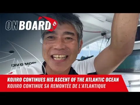 Kojiro continues his ascent of the Atlantic Ocean | Vendée Globe 2024