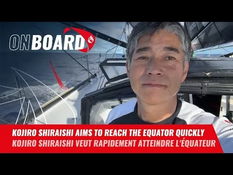 Kojiro Shiraishi aims to reach the equator quickly | Vendée Globe 2024