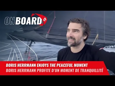 Boris Herrmann enjoys the peaceful moment | Vendée Globe 2024